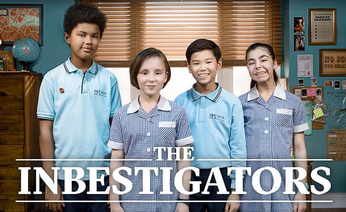 A scene from The Inbestigators
