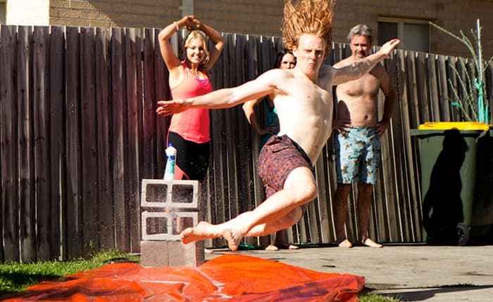 A scene from Upper Middle Bogan
