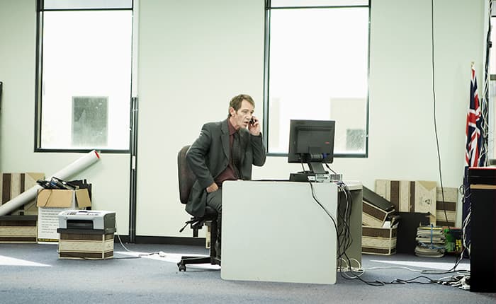 A scene from Very Small Business